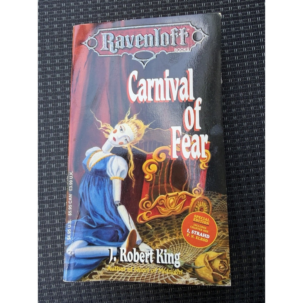 Ravenloft Carnival Of Fear by J. Robert King 1993 TSR Paperback